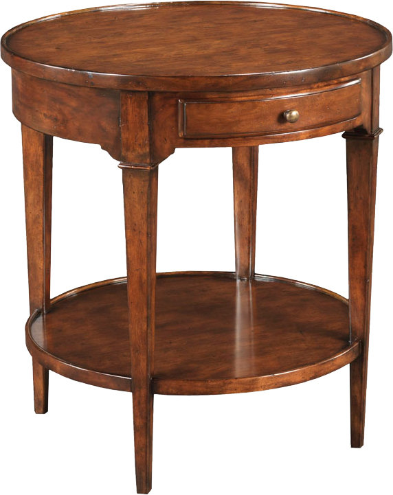 WoodbridgeFurniture Marseille Tray Top End Table with Storage Perigold